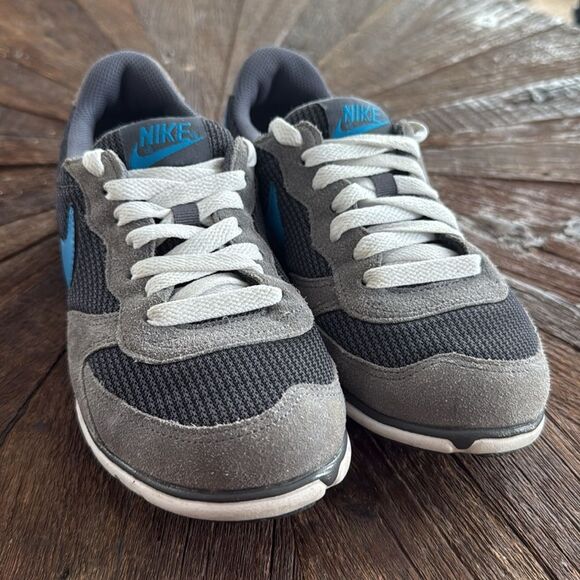 Nike Eclipse Anthracite Grey/Blue/Black Lace Up Sneakers - Picture 2 of 7